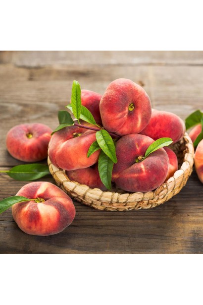 Персик инжирный Сатурн плоды